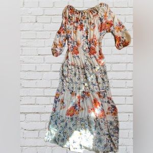 NEW Figueroa and Flower Anthropologie Floral Maxi XL